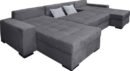 COLLECTION AB Wohnlandschaft Josy, inkl. Bettfunktion, Bettkasten und Zierkissen, mit 2 Recamieren